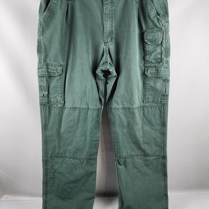 5.11 Tactical Pants 74251 Green Duty Pants Rugged Triple Stitch Cargo Size 40x34